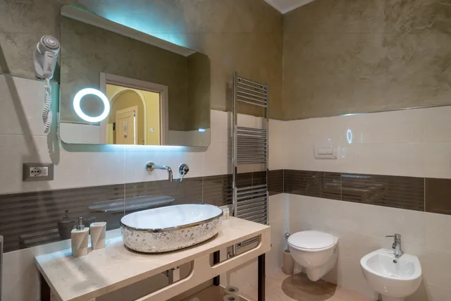 جناح استوديو ديلوكس بسرير كوين، Villa Domus Salento Suites Rooms 1/4