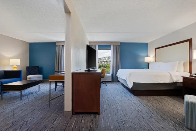 Suite, King Bed, Sofa, Accessible, Holiday Inn Express and Suites Cincinnati Riverfront, an IHG Hotel 1/3