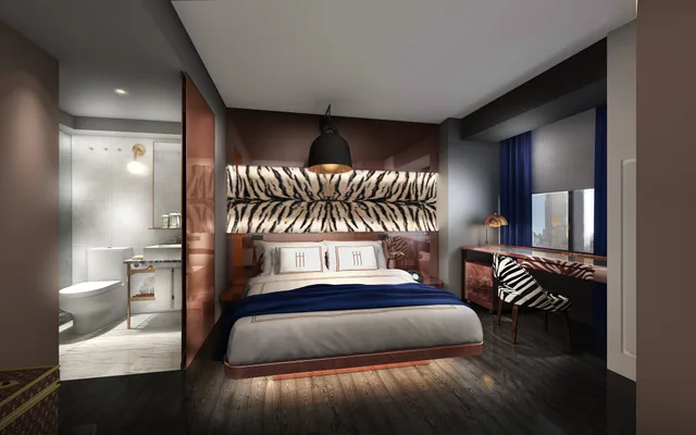 Room, King Bed, Empire Building View, Accessible، Hendricks 1/1