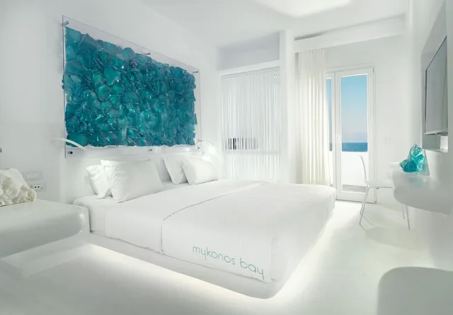 غرفة ديلوكس مزدوجة بإطلالة على البحر، Mykonos Bay Resort and Villas 2/3