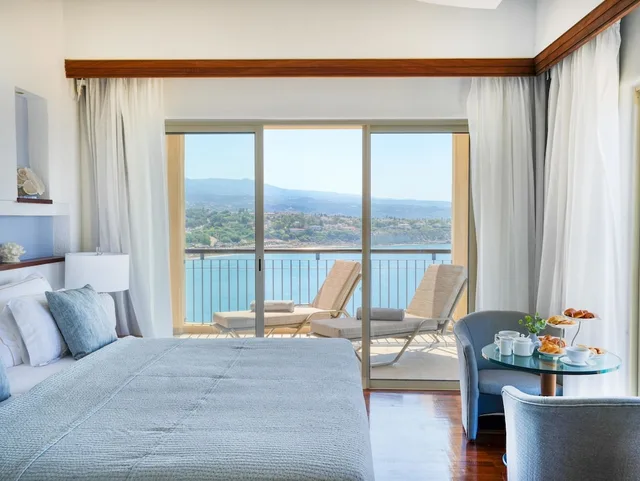 جناح رئاسي بسرير مزدوج بإطلالة على البحر، Thalassa Boutique Hotel and Spa - Adults Only 2/3