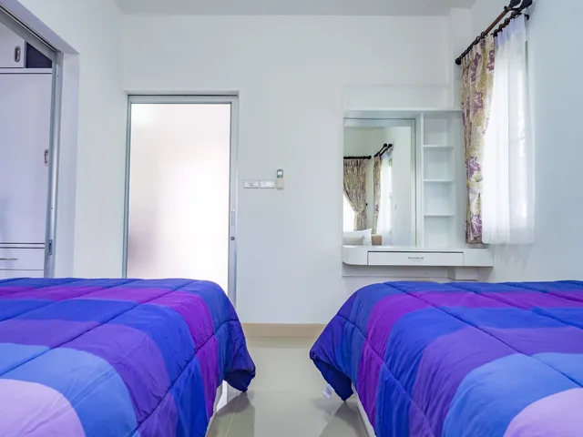 غرفة سوبيريور بسريرين منفصلين، Capital O 871 Baan Ping Kan Longstay 5/8