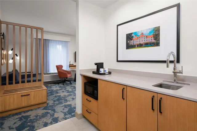 جناح استوديو بسرير كينج مع أريكة، Hampton Inn & Suites Southern Pines-Pinehurst 7/7