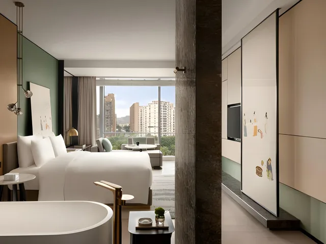 غرفة بسرير كينج بإطلالة على القناة، Kempinski Hotel Hangzhou 1/1