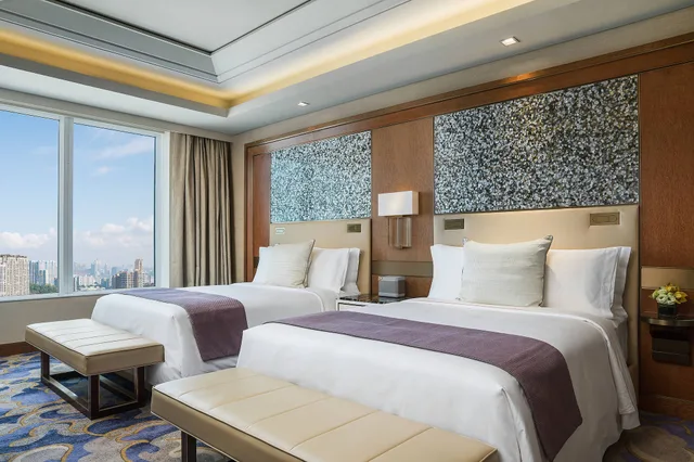 جناح جونيور بسريرين كوين بإطلالة على المدينة بغرفة نوم واحدة للمدخنين، The St Regis Macao Cotai Central 1/1