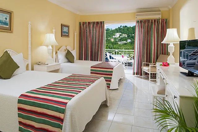 غرفة ديلوكس بسرير مزدوج بإطلالة على الحديقة، Sea Garden Beach Resort 1/1