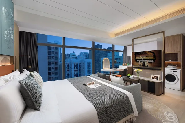 استوديو بريميير بسرير كينج، Ascott North Point Hong Kong 2/7
