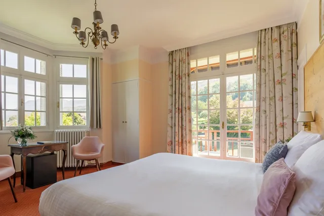 غرفة كلاسيكية بشرفة، La Verniaz Et Ses Chalets 1/1