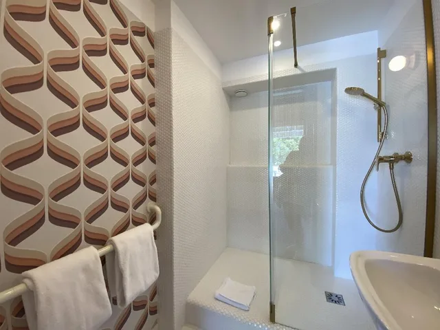 دوبلكس بشرفة مع أريكة سرير، Pamela Hotel Cassis 18/35