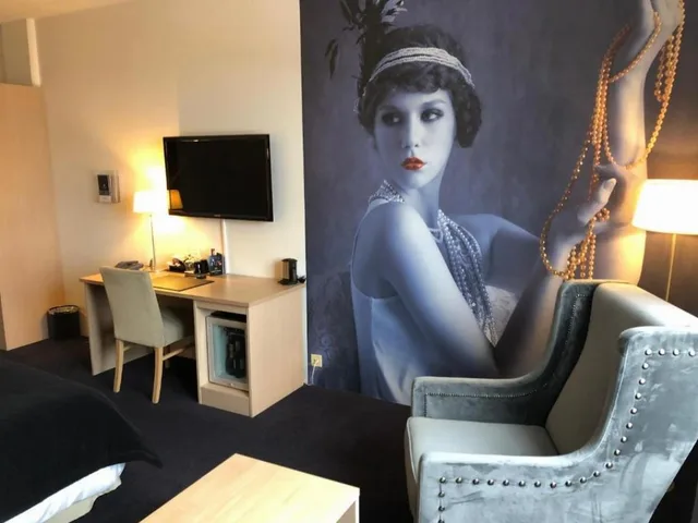 غرفة سوبيريور بإطلالة على البحر، Grand Hotel Asgardstrand 2/4
